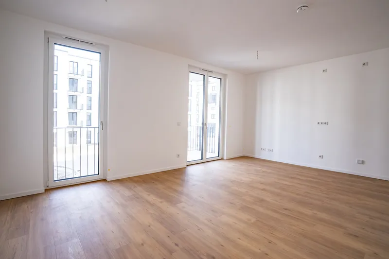 WBS 100 mit besonderem Wohnbedarf: Single Wohnung mit Terrasse — photo 1